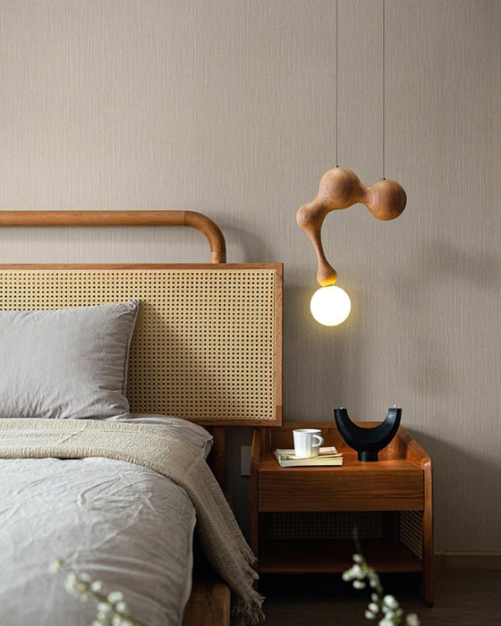 Jenna Wooden Pendant Lamp - Simprolos
