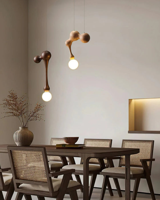 Jenna Wooden Pendant Lamp - Simprolos