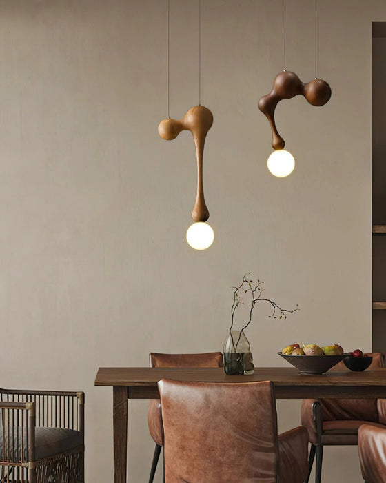 Jenna Wooden Pendant Lamp - Simprolos