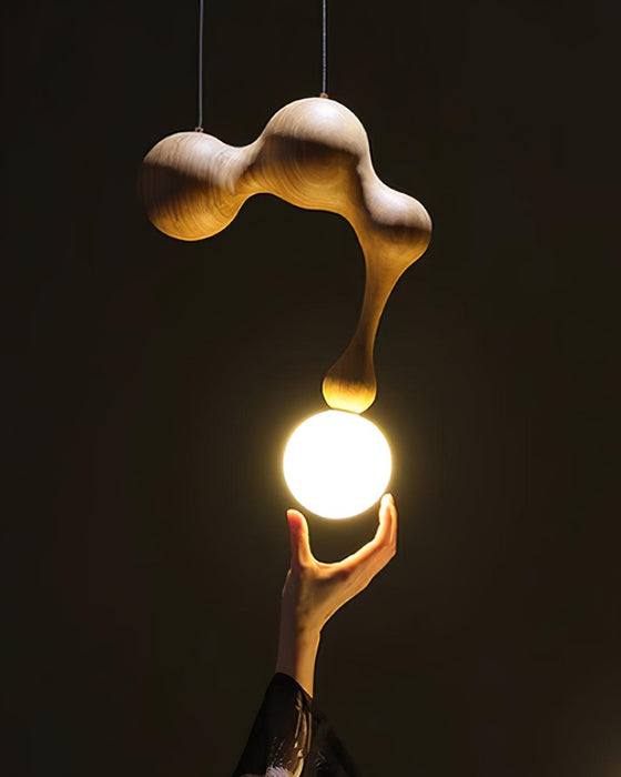 Jenna Wooden Pendant Lamp - Simprolos