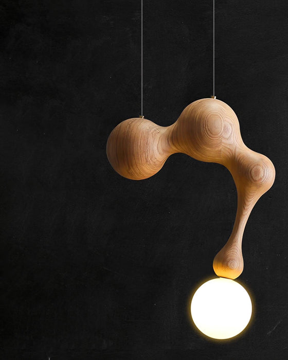 Jenna Wooden Pendant Lamp - Simprolos