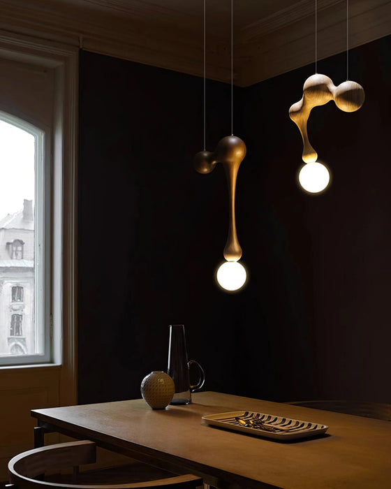 Jenna Wooden Pendant Lamp - Simprolos