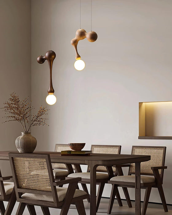 Jenna Wooden Pendant Lamp - Simprolos