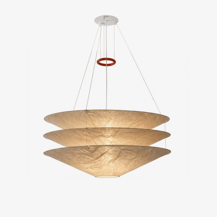 Kazu Cone Silk Pendant Lamp - Simprolos