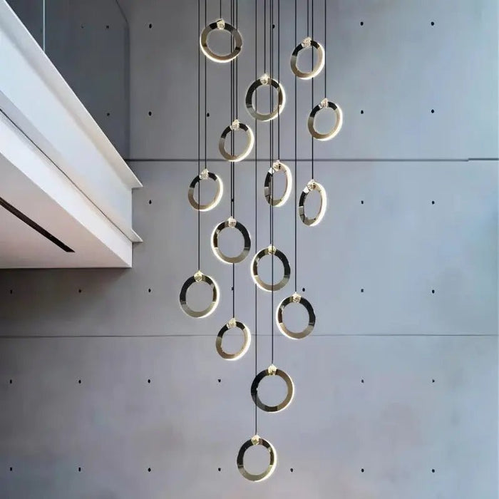Khaatem Staircase Chandelier - Simprolos