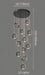 Khaatem Staircase Chandelier - Simprolos