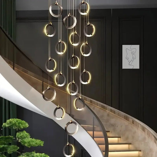 Khaatem Staircase Chandelier - Simprolos