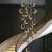 Khaatem Staircase Chandelier - Simprolos