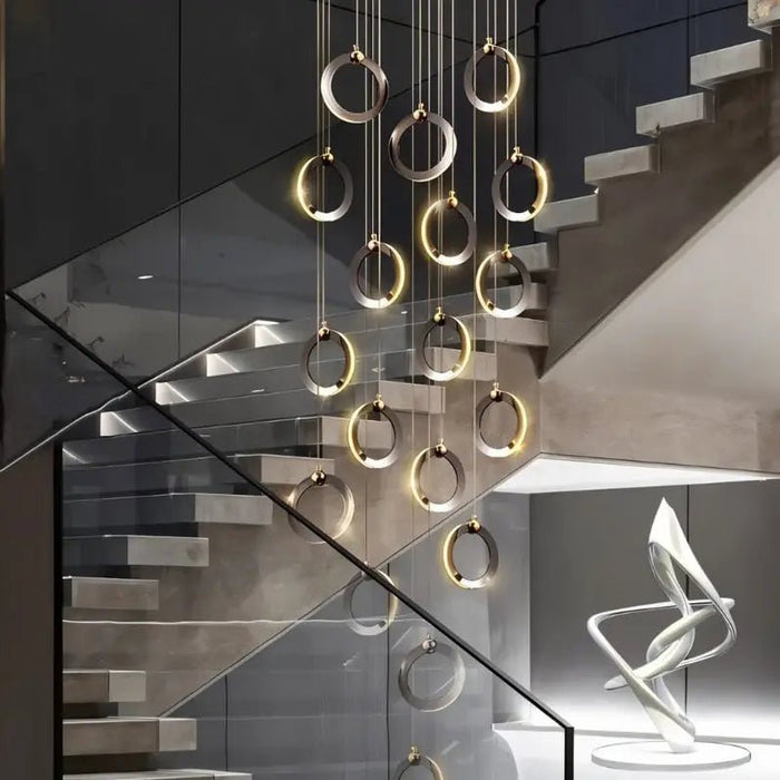 Khaatem Staircase Chandelier - Simprolos