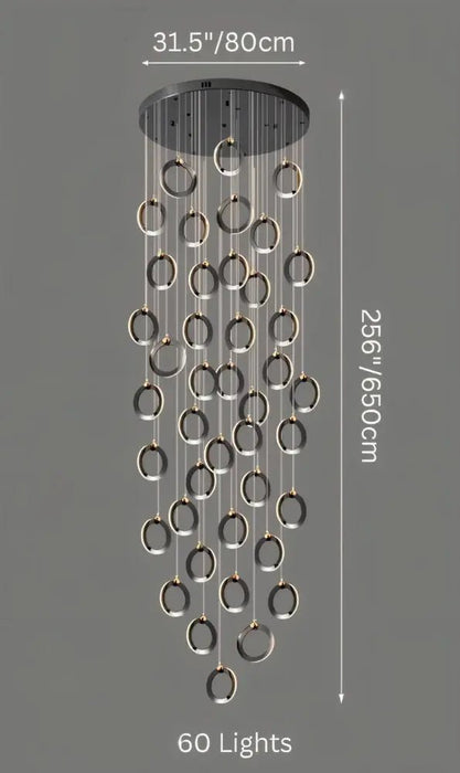 Khaatem Staircase Chandelier - Simprolos