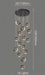 Khaatem Staircase Chandelier - Simprolos