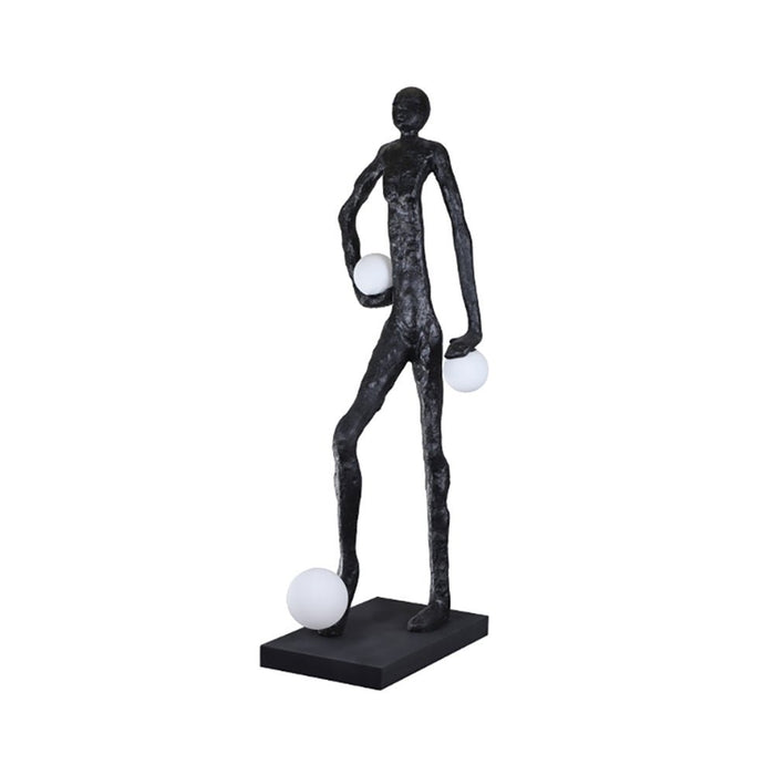 Kicking Ball Sculpture Character Floor Lamp - Simprolos