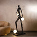Kicking Ball Sculpture Character Floor Lamp - Simprolos