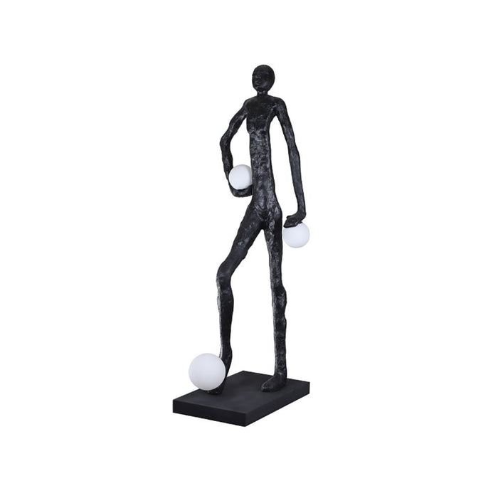 Kicking Ball Sculpture Character Floor Lamp - Simprolos