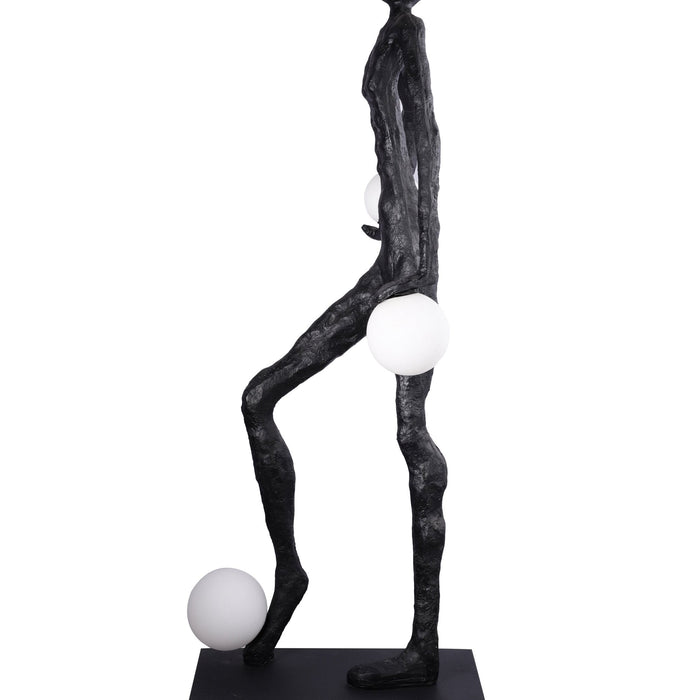 Kicking Ball Sculpture Character Floor Lamp - Simprolos