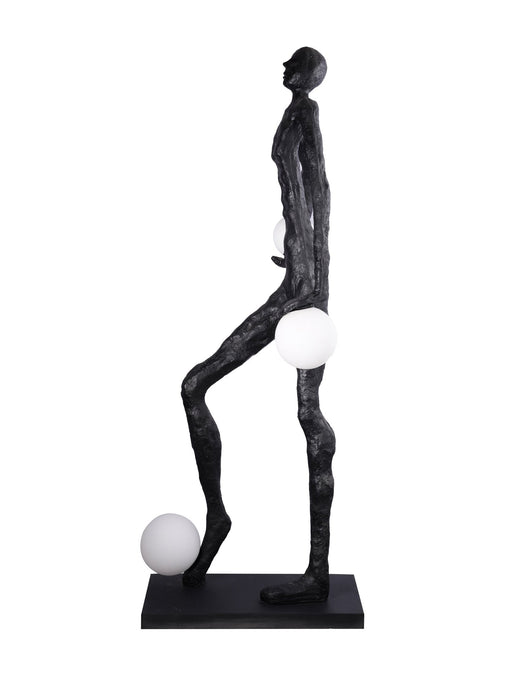 Kicking Ball Sculpture Character Floor Lamp - Simprolos