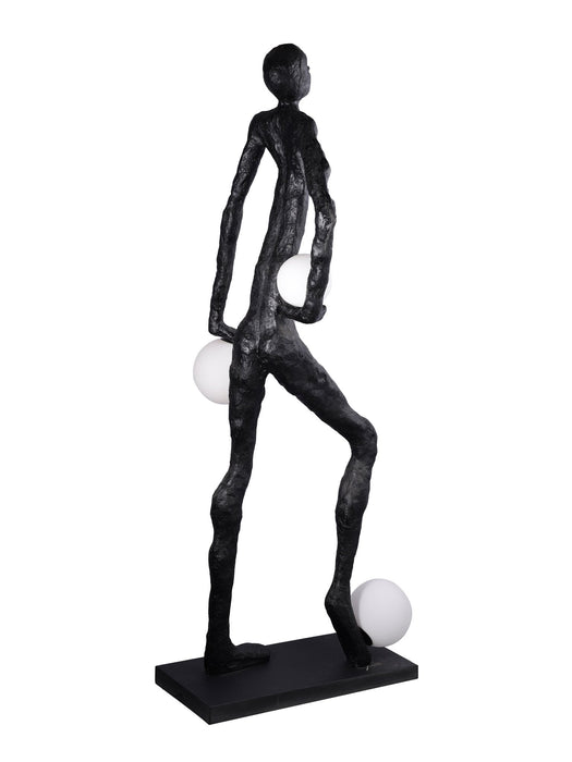 Kicking Ball Sculpture Character Floor Lamp - Simprolos