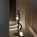 Kicking Ball Sculpture Character Floor Lamp - Simprolos