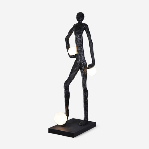 Kicking Ball Sculpture Character Floor Lamp - Simprolos