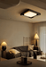 Kurin Wood Frame Ceiling Light - Simprolos