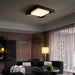 Kurin Wood Frame Ceiling Light - Simprolos