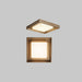 Kurin Wood Frame Ceiling Light - Simprolos