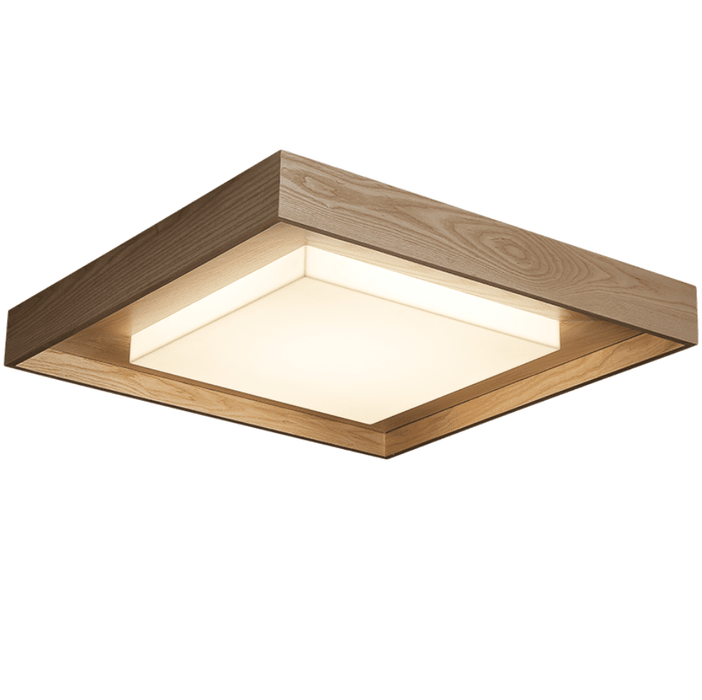Kurin Wood Frame Ceiling Light - Simprolos