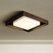 Kurin Wood Frame Ceiling Light - Simprolos