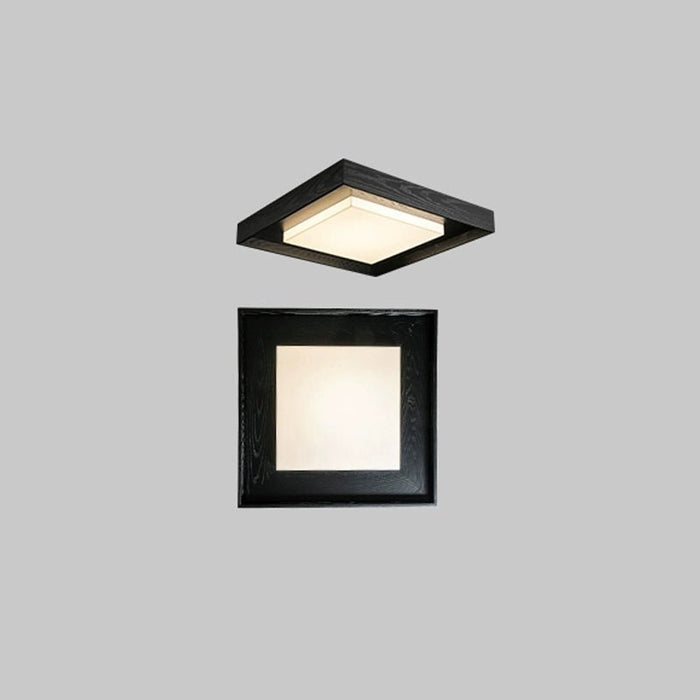 Kurin Wood Frame Ceiling Light - Simprolos