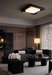 Kurin Wood Frame Ceiling Light - Simprolos
