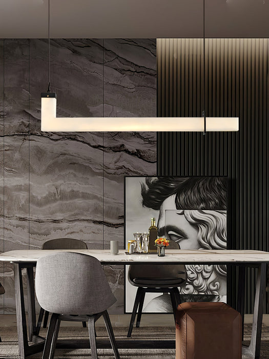 L - Axis Alabaster Pendant Lamp - Simprolos