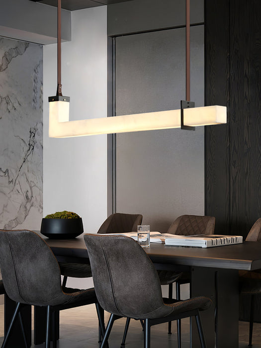 L - Axis Alabaster Pendant Lamp - Simprolos