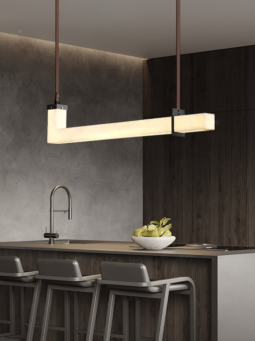 L - Axis Alabaster Pendant Lamp - Simprolos