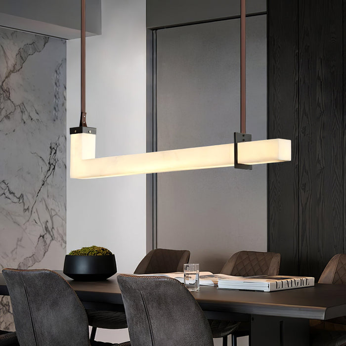 L - Axis Alabaster Pendant Lamp - Simprolos