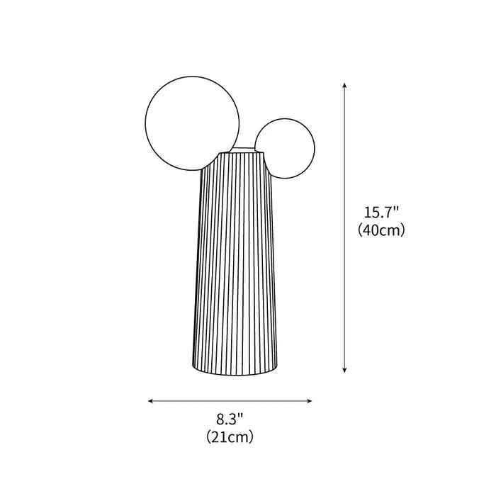 Land Table Lamp 8.3" - Simprolos
