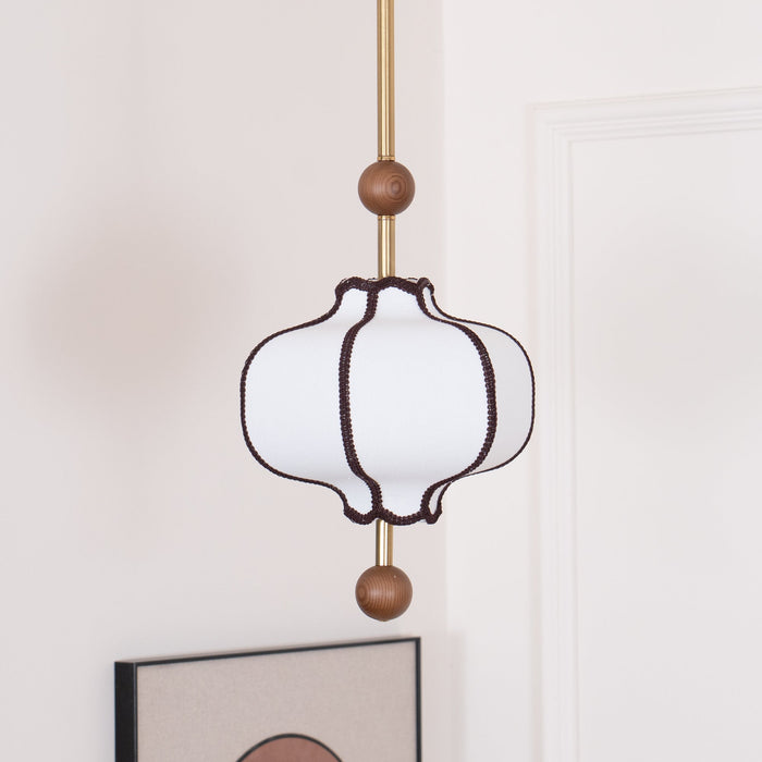 Lantern Fabric Pendant Light - Simprolos
