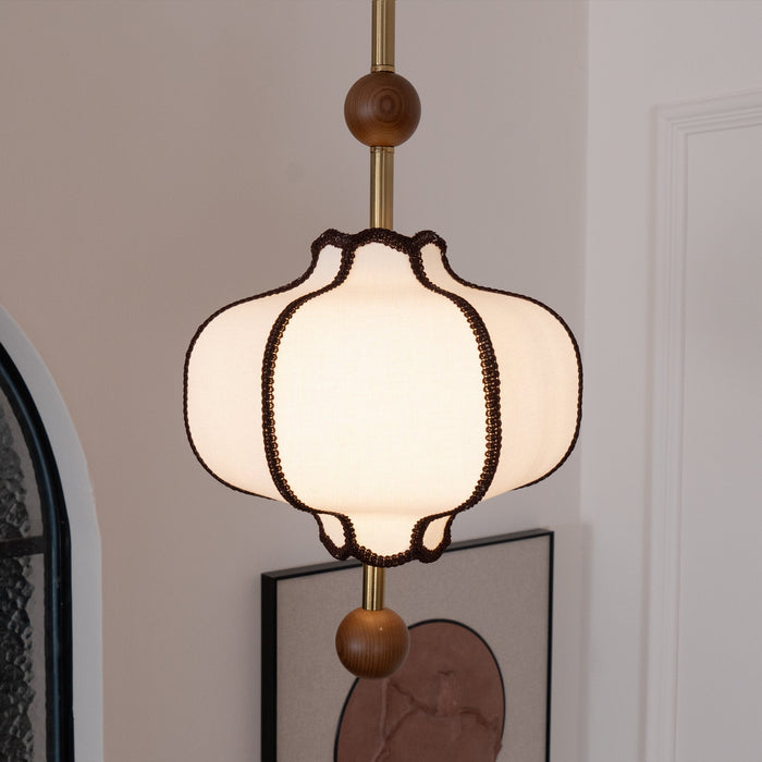 Lantern Fabric Pendant Light - Simprolos