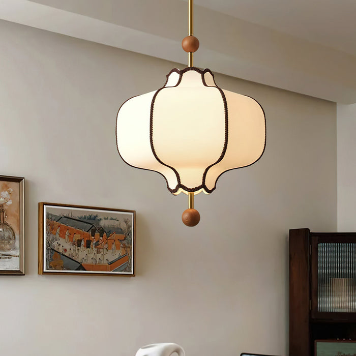 Lantern Fabric Pendant Light - Simprolos