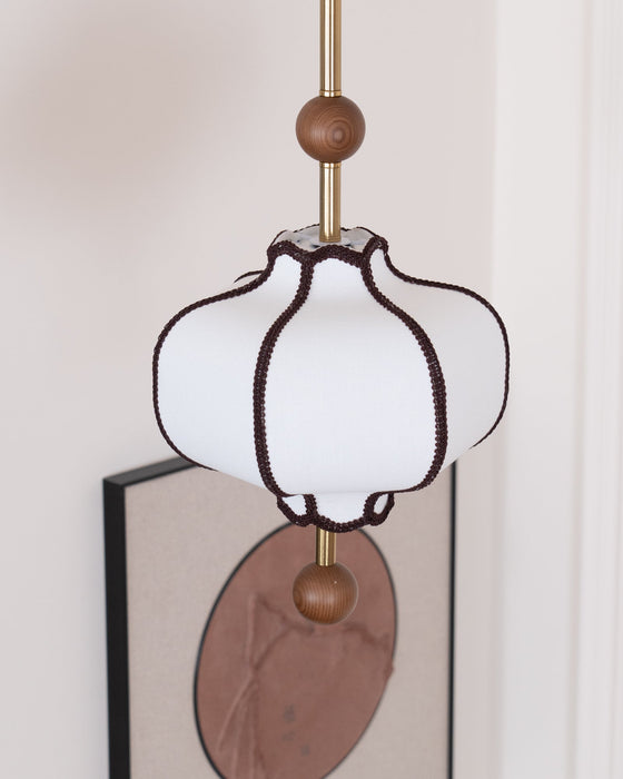 Lantern Fabric Pendant Light - Simprolos