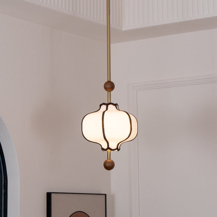 Lantern Fabric Pendant Light - Simprolos