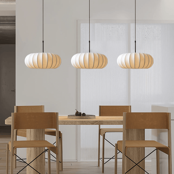 Lantern Silk Pendant Lamp - Simprolos