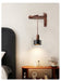 Lava Stone Swing Arm Wall Lamp - Simprolos