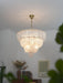 Layered Glass Petal Chandelier - Simprolos