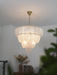 Layered Glass Petal Chandelier - Simprolos