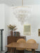 Layered Glass Petal Chandelier - Simprolos