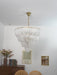 Layered Glass Petal Chandelier - Simprolos