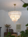 Layered Glass Petal Chandelier - Simprolos