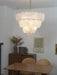 Layered Glass Petal Chandelier - Simprolos