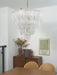 Layered Glass Petal Chandelier - Simprolos