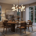 LED Firefly Sputnik Chandelier - Simprolos